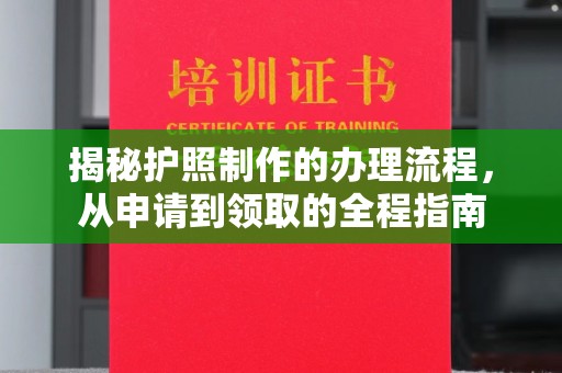 金川揭秘护照制作的办理流程，从申请到领取的全程指南